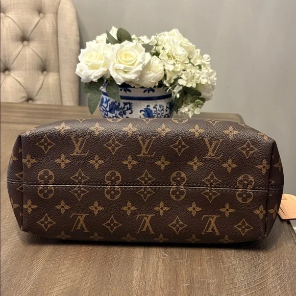 Authentic Louis Vuitton classic monogram Graceful Pm hobo bag in peony - Picture 14 of 16